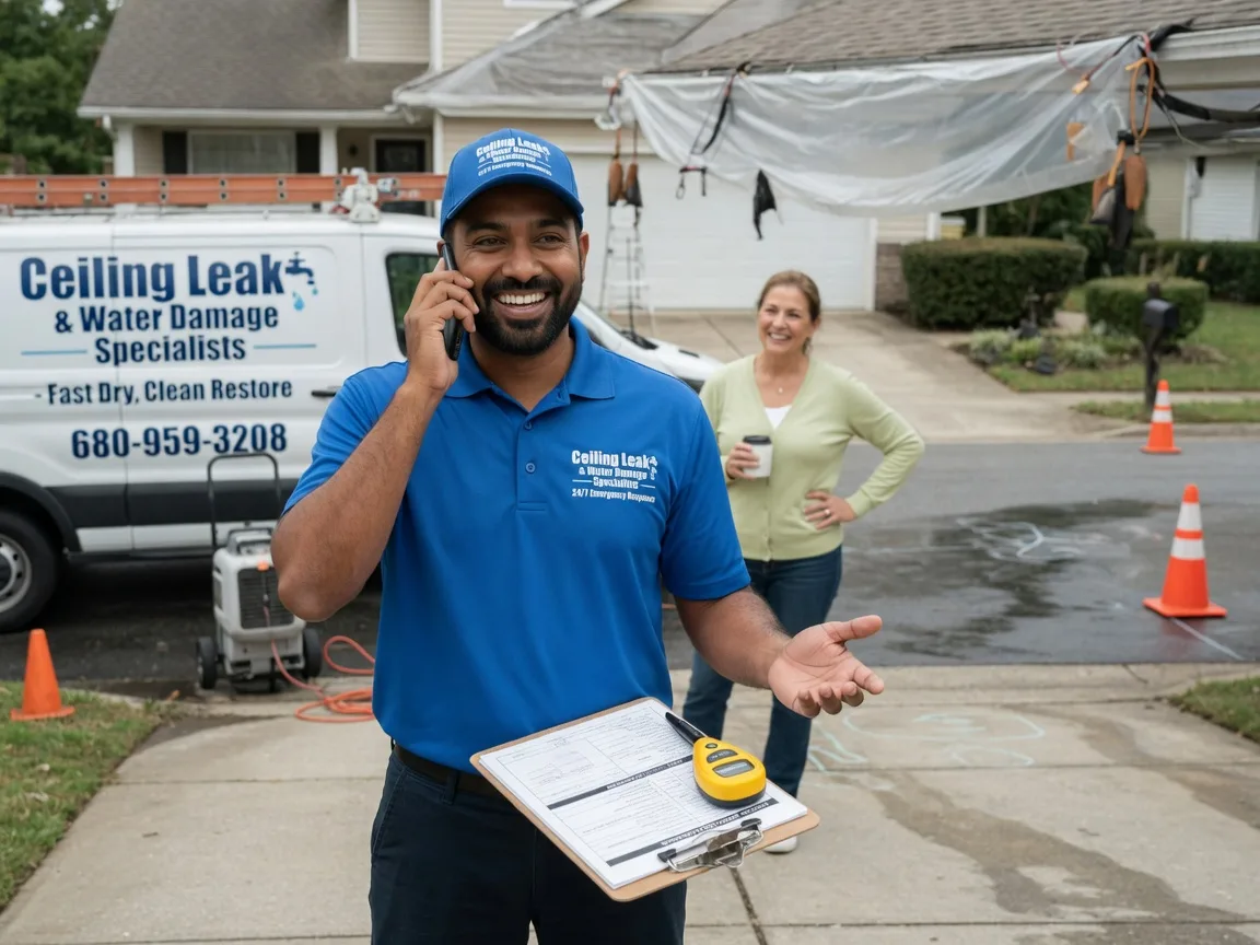 Ceiling Leak Cleanup Deforest, WI FAQs